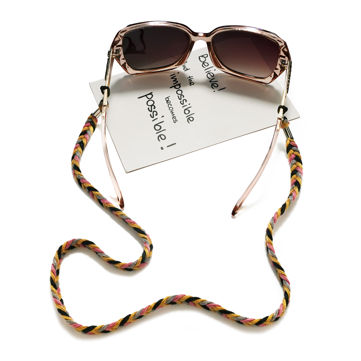 ファッション 2022 新パターン織メガネロープライトスキン - Sunglass Retainer Cord のレビューと価格