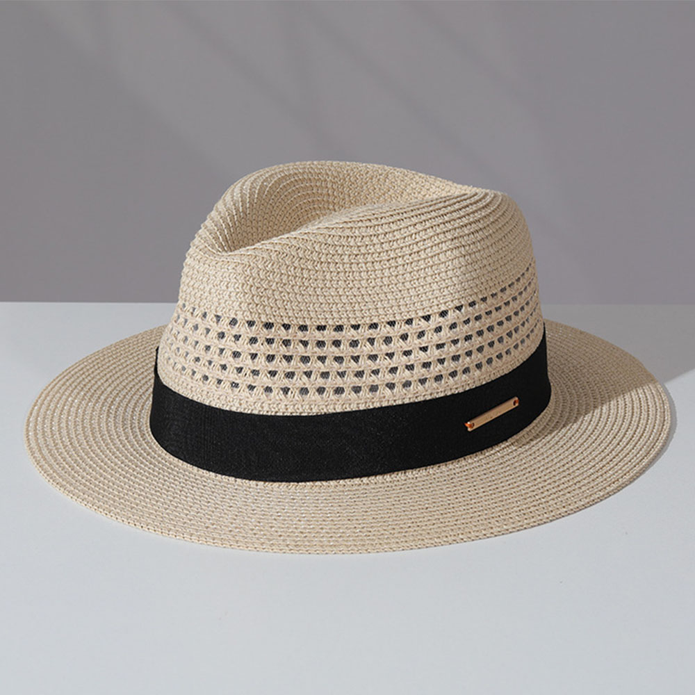 古典的な麦わら帽子夏男性パナマ麦わら帽子卸売シンプルな日よけ - Bucket Hat Straw のレビューと価格