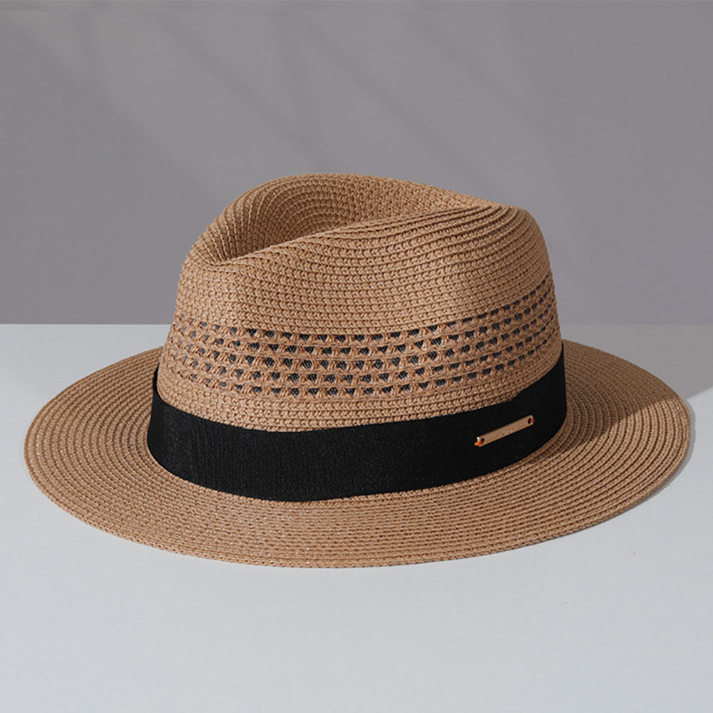 古典的な麦わら帽子夏男性パナマ麦わら帽子卸売シンプルな日よけ - Bucket Hat Straw のレビューと価格