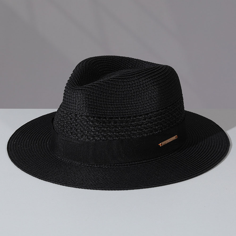 古典的な麦わら帽子夏男性パナマ麦わら帽子卸売シンプルな日よけ - Bucket Hat Straw のレビューと価格