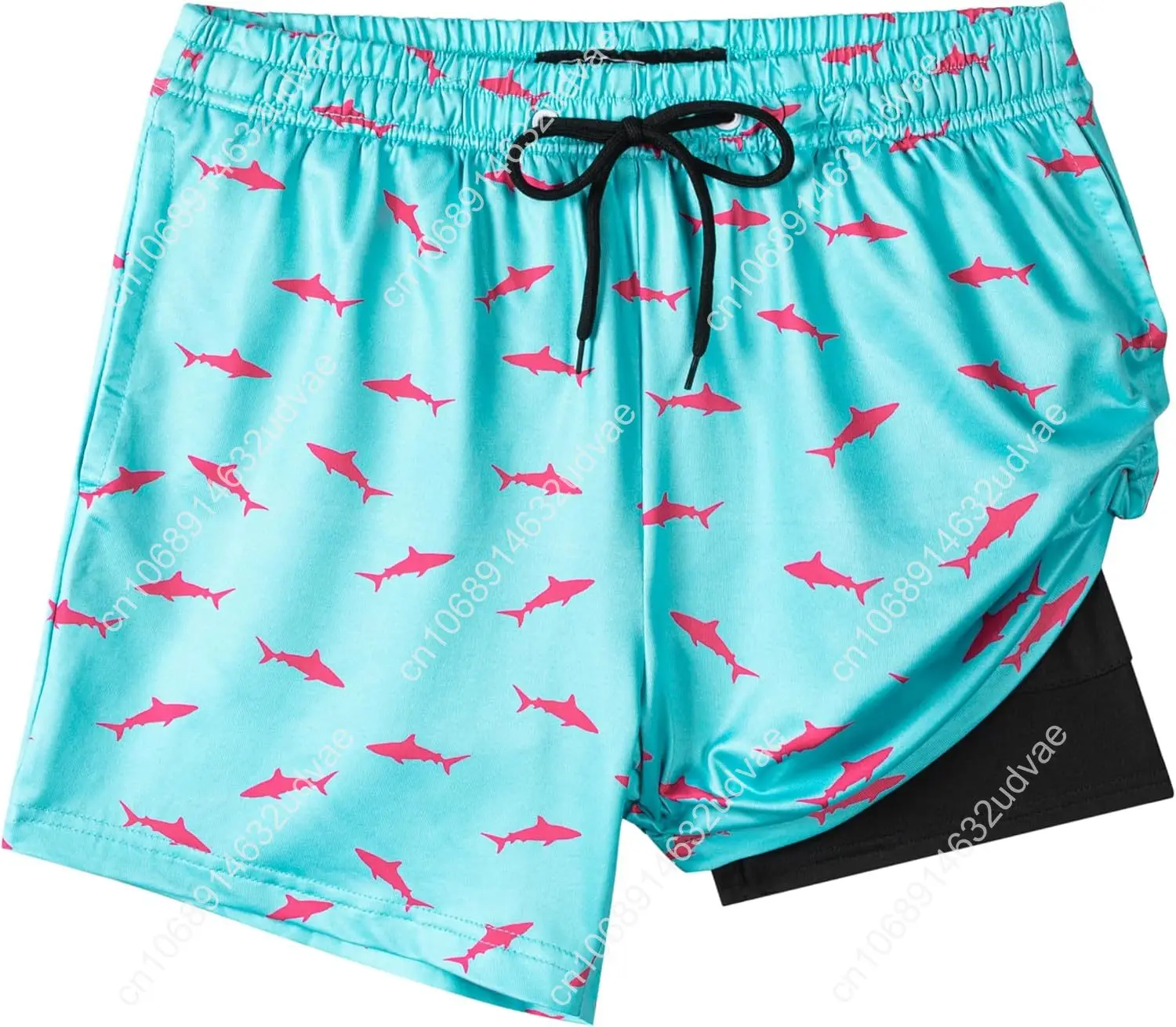 男の子用、コンプレッションライナー付き、伸縮性のあるスイムシ - Swim Trunk Quick Dry のレビューと価格